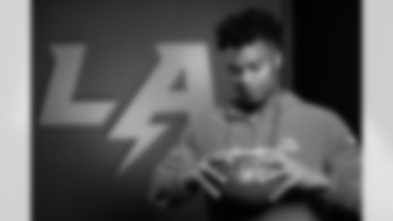 The Los Angeles Chargers rookie class is photographed on Thursday, May 9, 2024 at Hoag Performance Center in Costa Mesa, CA.