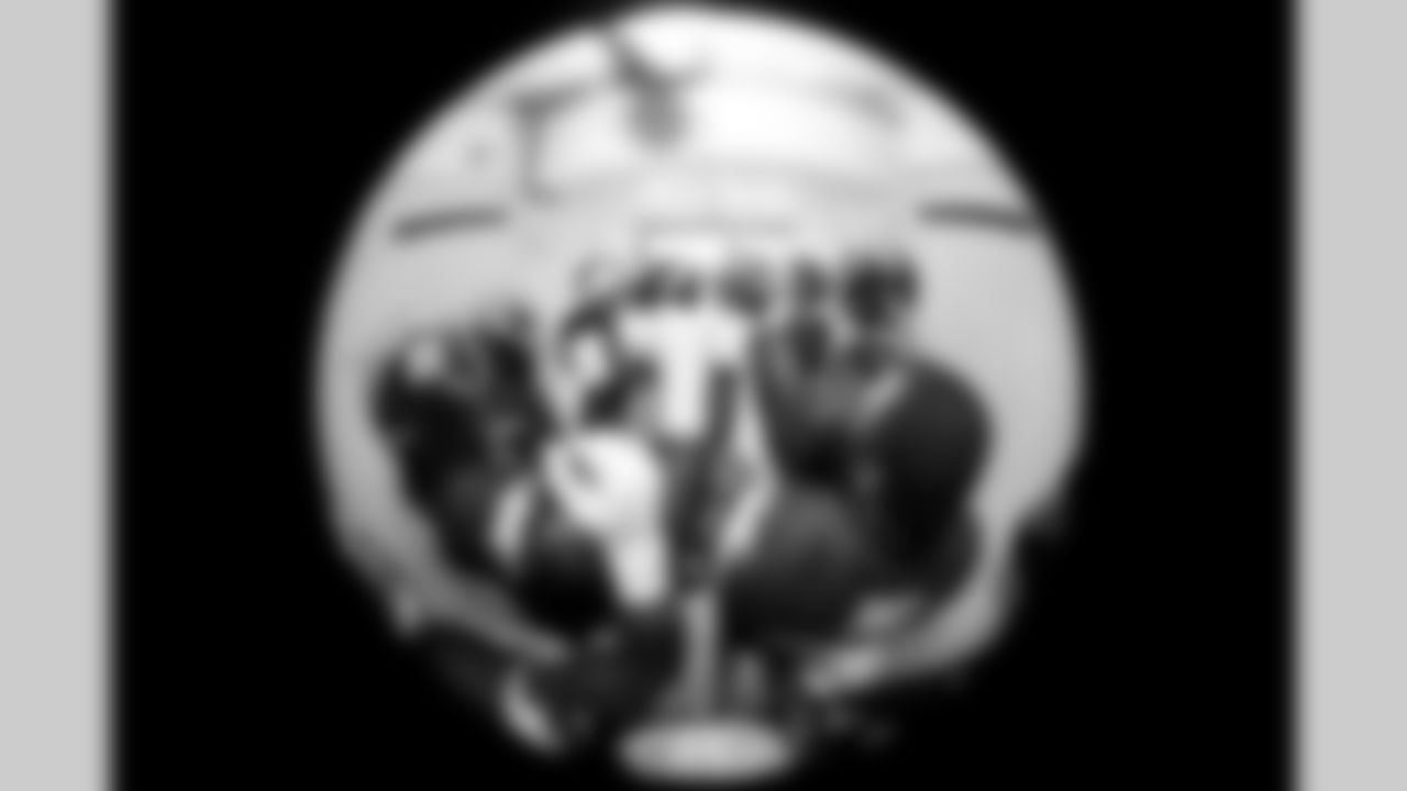 OL Jamaree Salyer (68), DT Jamaree Caldwell (99), OLB Tuli Tuipulotu (45) and DL Teair Tart (90)