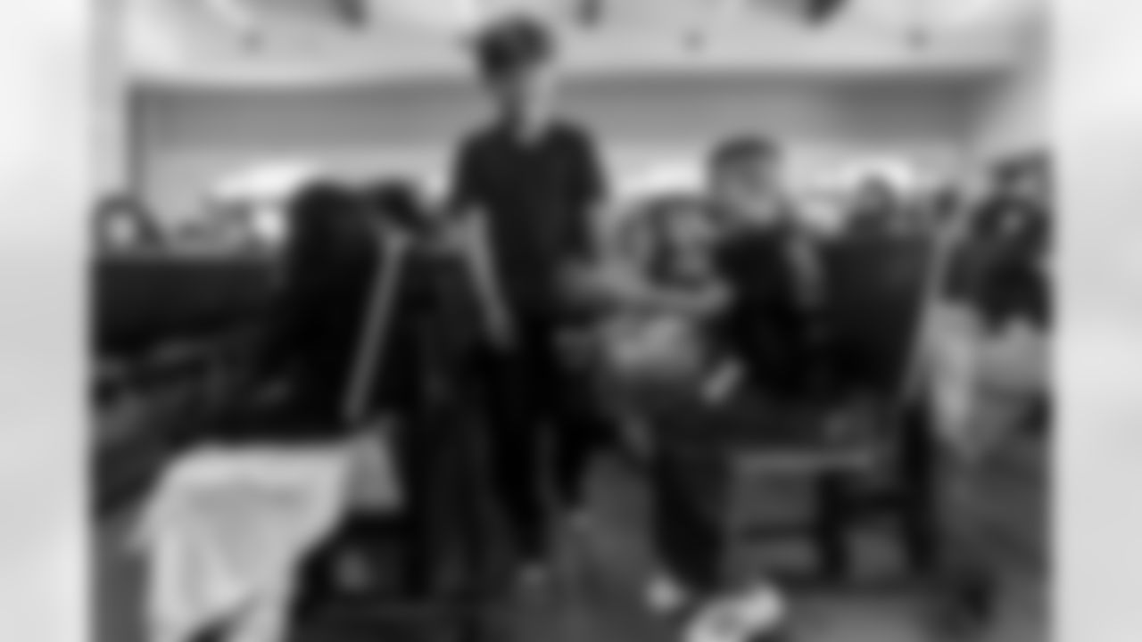 The Los Angeles Chargers host their annual Bikes for Kids event on Monday, December 15, 2025 at Washington Washington Elementary School in Pasadena, CA.