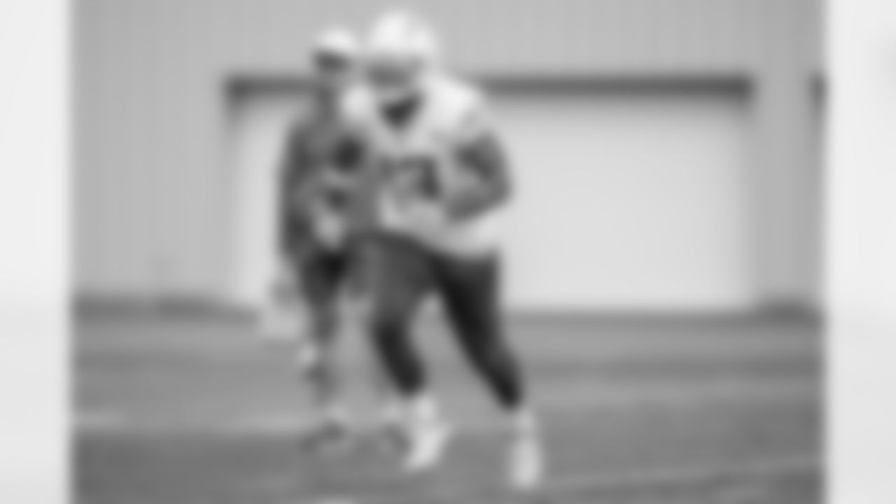 The Los Angeles Chargers practice on Thursday, November 13, 2025 at The Bolt in El Segundo, CA.