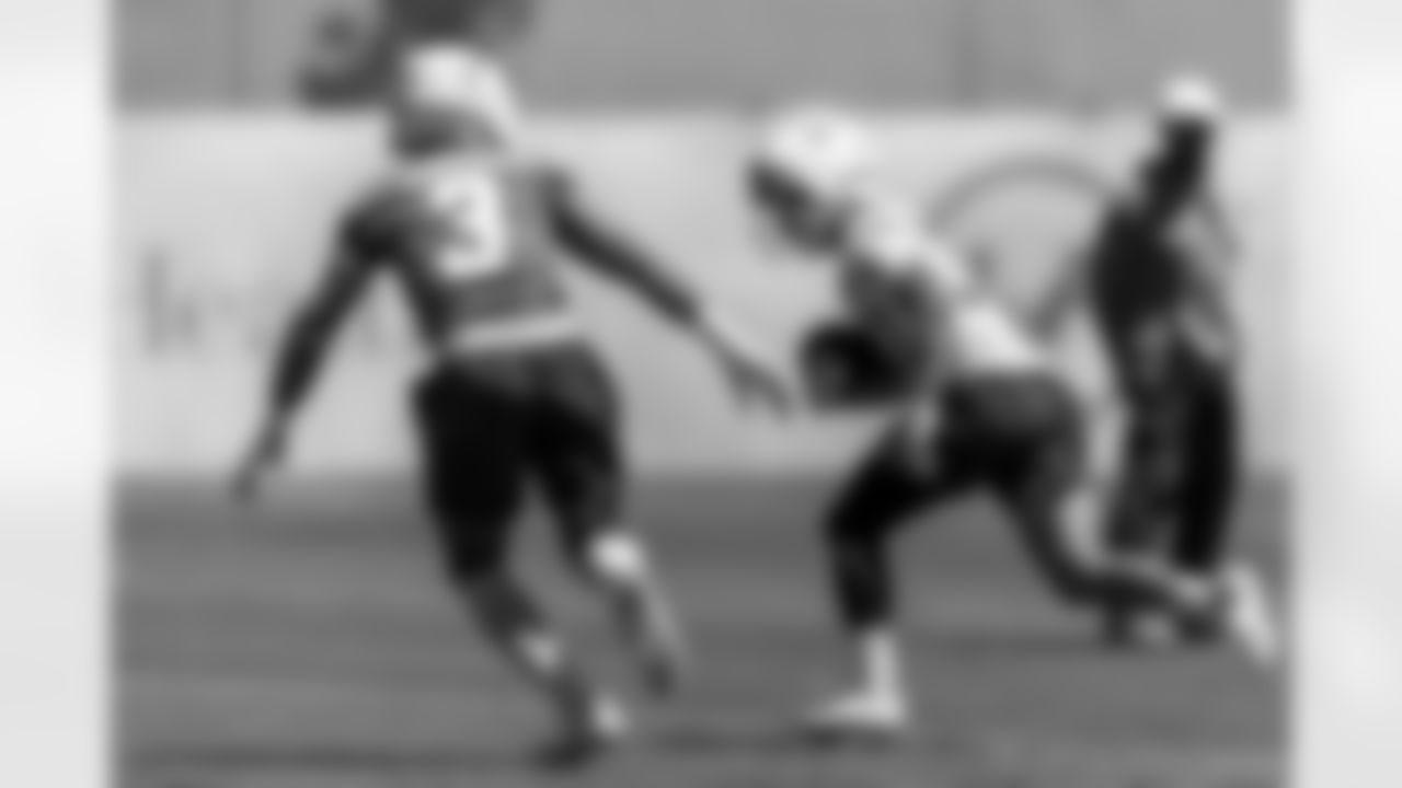The Los Angeles Chargers practice at Training Camp on Wednesday, August 20, 2025 at The Bolt in El Segundo, CA.