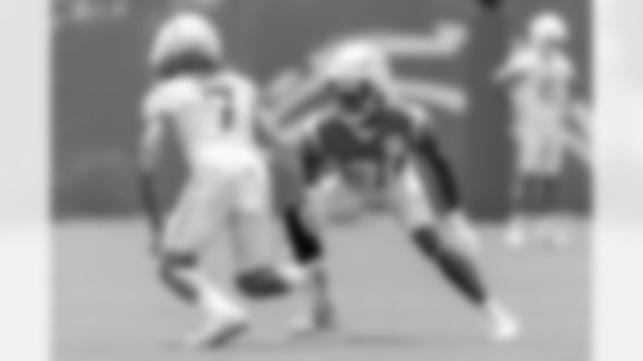 The Los Angeles Chargers hold Mandatory Mini-Camp on Thursday, June 12, 2025 at The Bolt in El Segundo, CA.