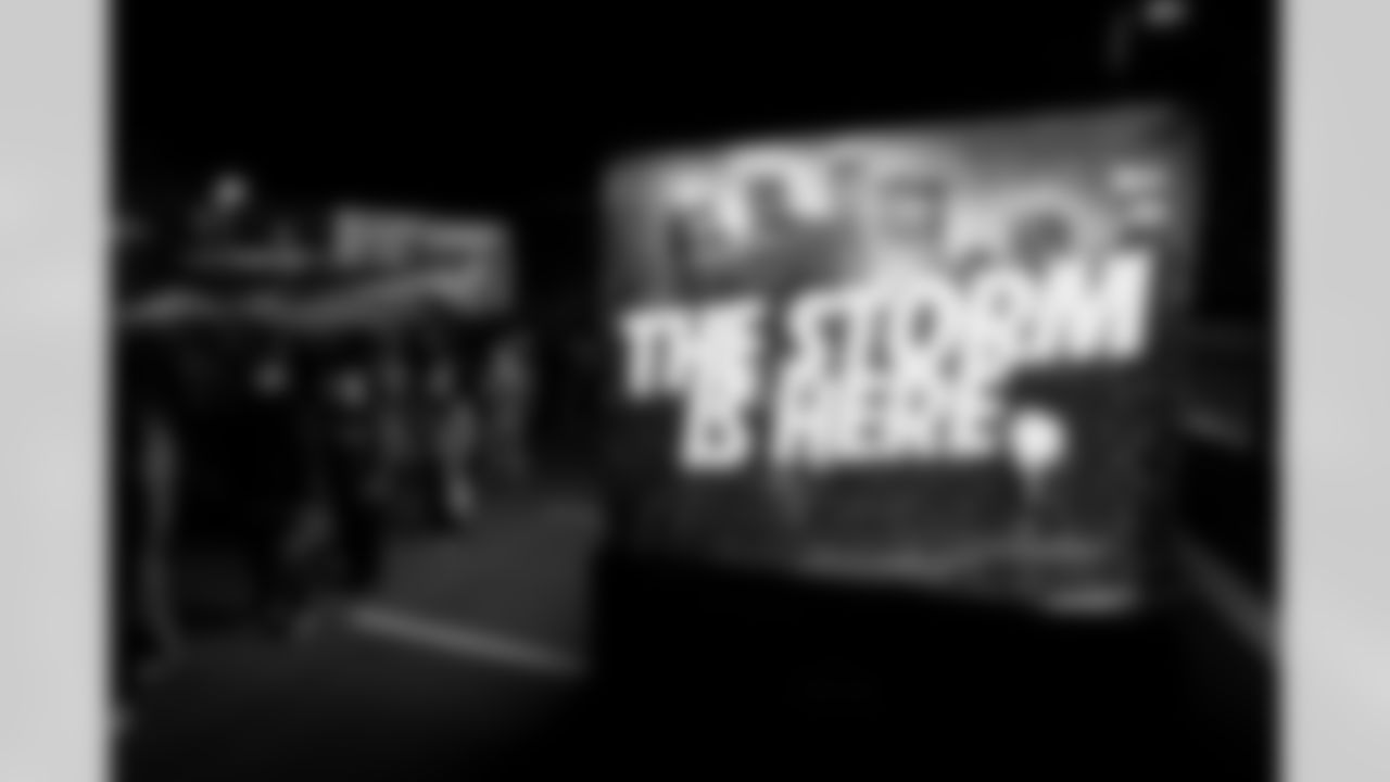 Fans gather at The Bolt for the Fan Rally + Drone Show on Friday January 9th, 2025