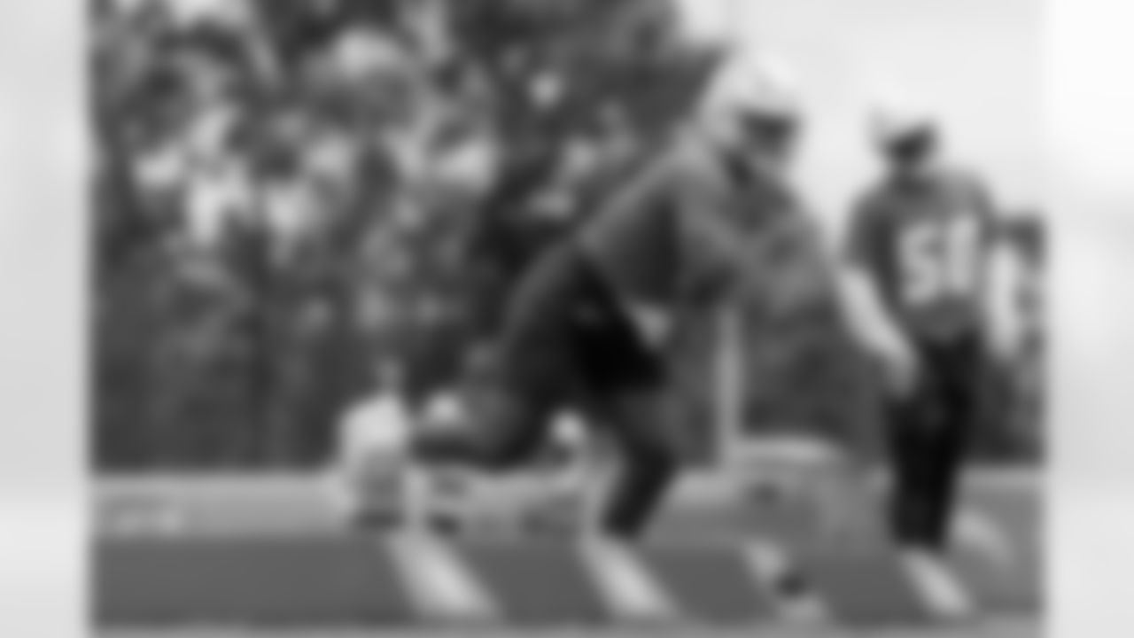 The Los Angeles Chargers hold OTA's on Monday, May 20, 2024 at Hoag Performance Center in Costa Mesa, CA.