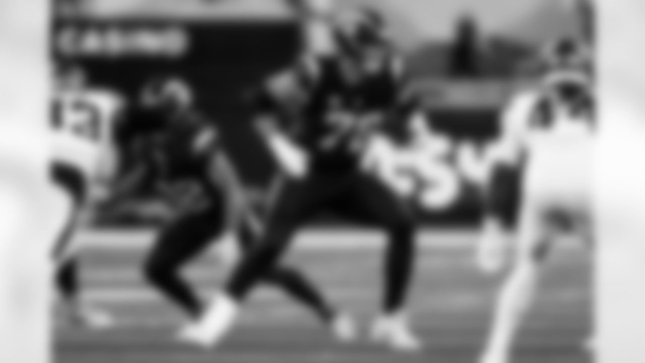 Chargers OT Joe Alt (#76) in action during their Pro Bowl season.