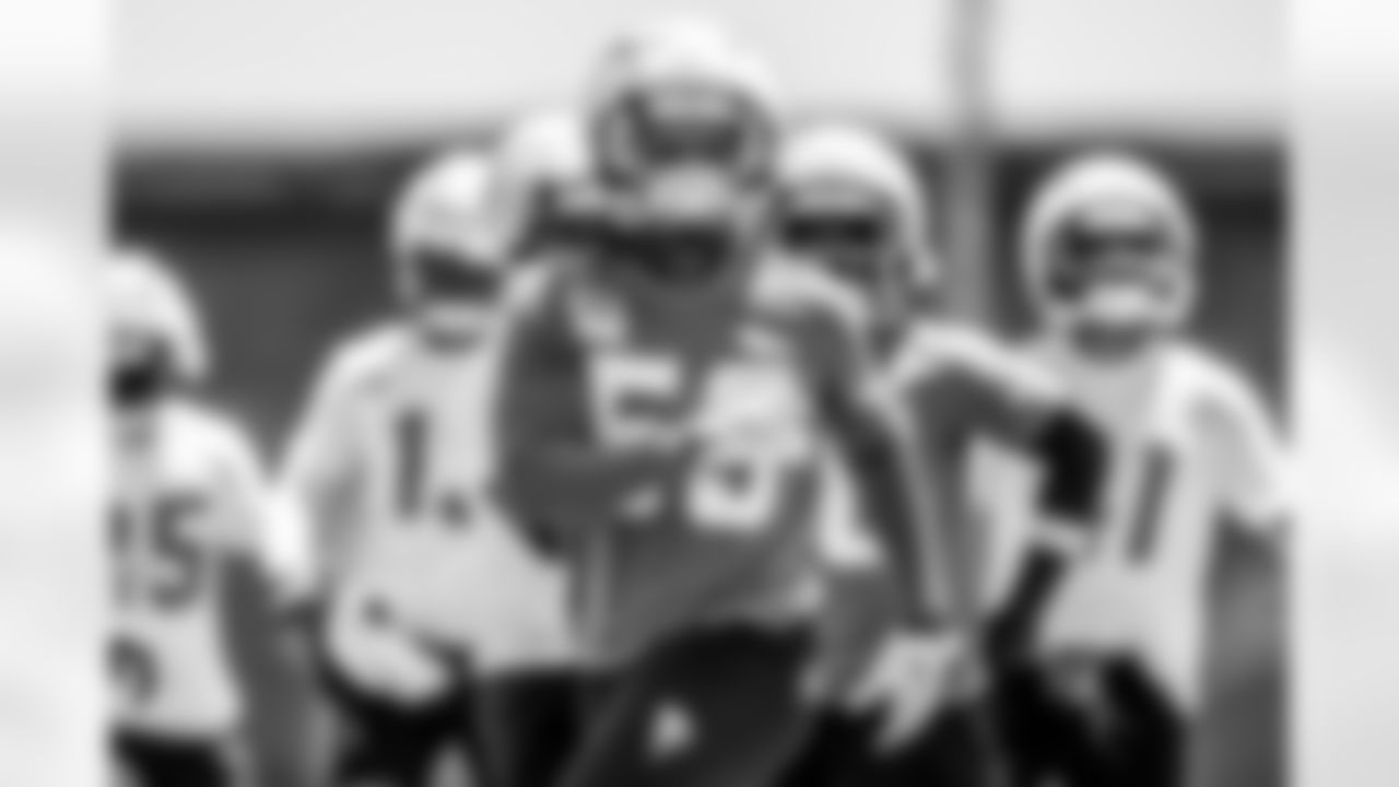 Los Angeles Chargers players participate in Phase 3 of the offseason program on Monday, June 16, 2025 at The Bolt in El Segundo, CA.