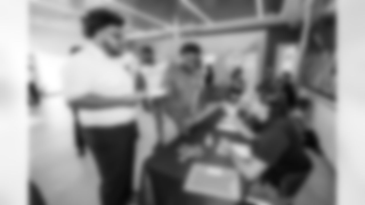 The Los Angeles Chargers host a financial literacy event for the Bolt Academy students on Monday, September 29, 2025 at The Bolt in El Segundo, CA.