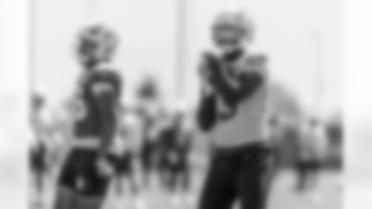 The Los Angeles Chargers practice at Training Camp on Tuesday, August 19, 2025 at The Bolt in El Segundo, CA.