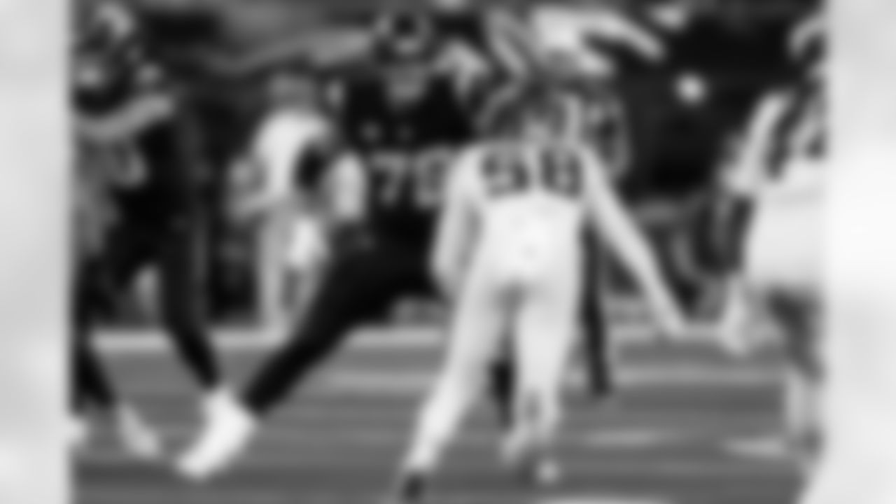 Chargers OT Joe Alt (#76) in action during their Pro Bowl season.