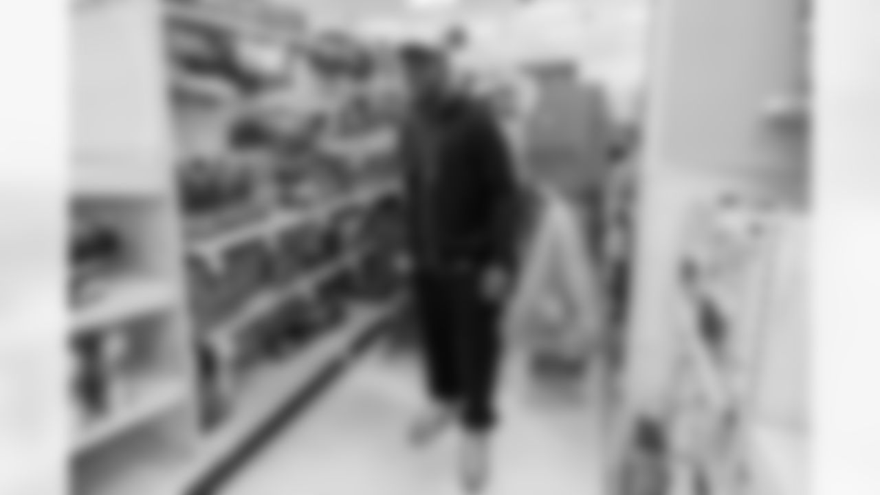 Jaylinn Hawkins surprises students from his old school, Hansen Elementary, with a holiday shopping spree on Monday, December 18, 2023 at Target in Buena Park, CA.