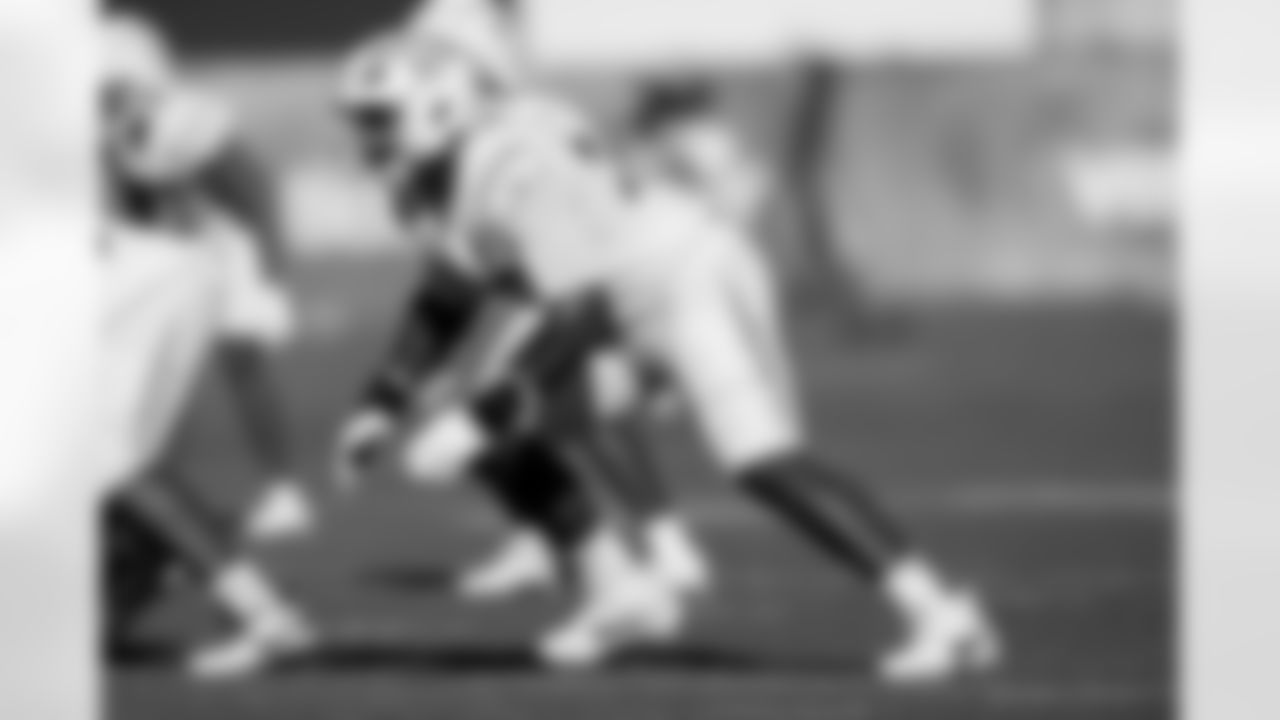 The Los Angeles Chargers practice at Training Camp on Friday, July 25, 2025 at The Bolt in El Segundo, CA.