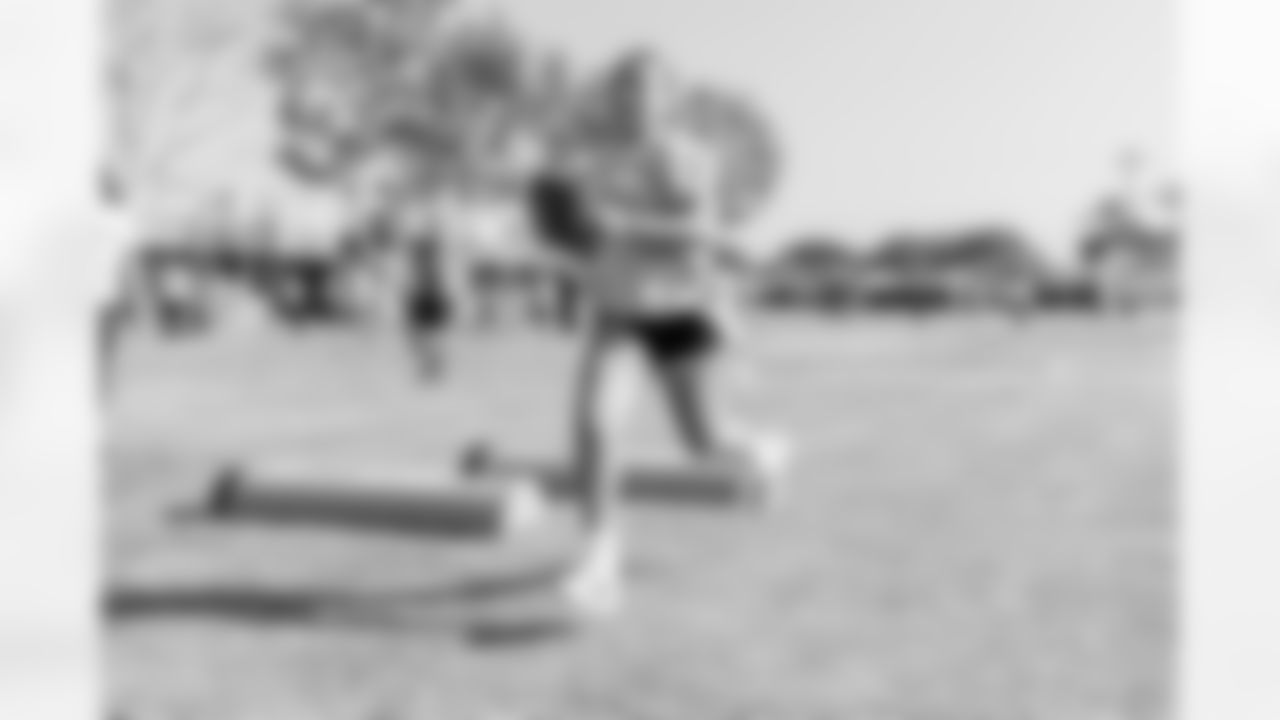 The Los Angeles Chargers host a girls flag football camp on Tuesday, December 02, 2025 at St. Joseph High School in Lakewood, CA.