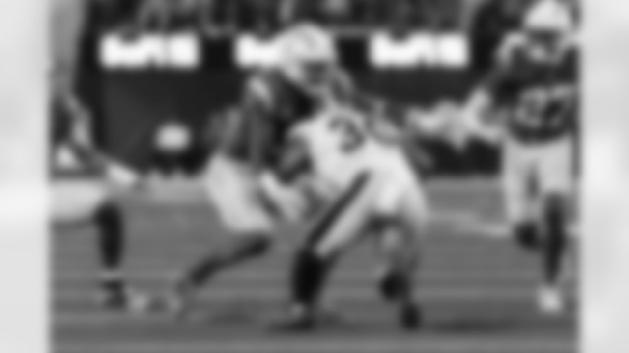 Chargers S Derwin James, Jr. (#3) in action during their Pro Bowl season.