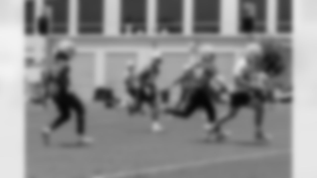 The Los Angeles Chargers hold OTA's on Tuesday, June 4, 2024 at Hoag Performance Center in Costa Mesa, CA.