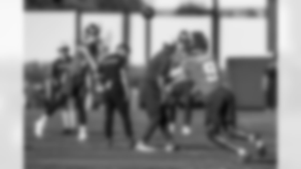 The Los Angeles Chargers practice on Wednesday, November 26, 2025 at The Bolt in El Segundo, CA.