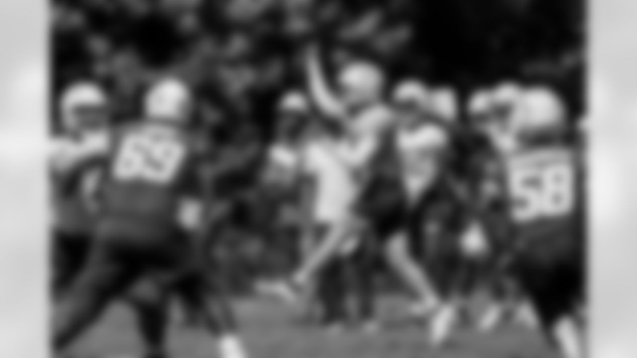 The Los Angeles Chargers practice on Friday, September 20, 2024 at UNC-Charlotte in Charlotte, NC.