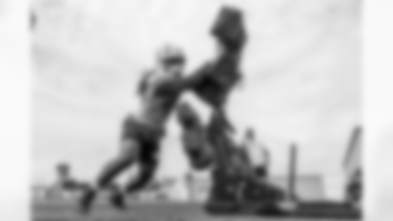 The Los Angeles Chargers practice on Thursday, September 18, 2025 at The Bolt in El Segundo, CA.