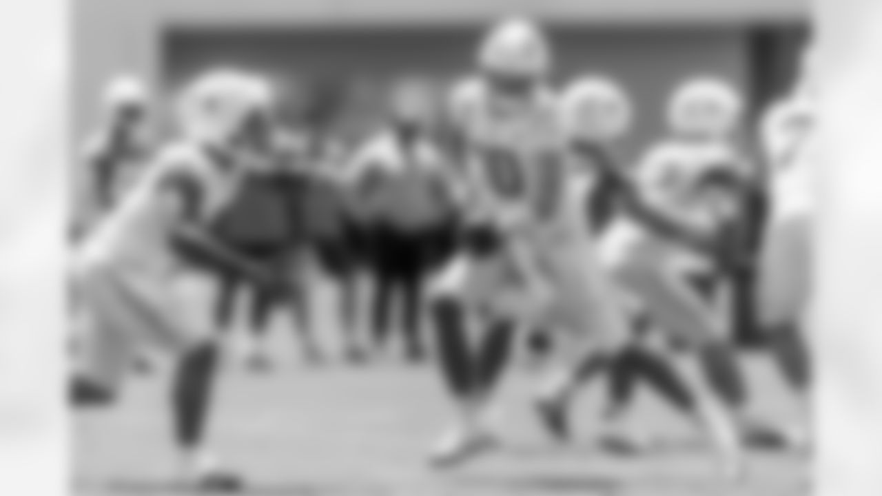 The Los Angeles Chargers hold Mandatory Mini-Camp on Tuesday, June 10, 2025 at The Bolt in El Segundo, CA.
