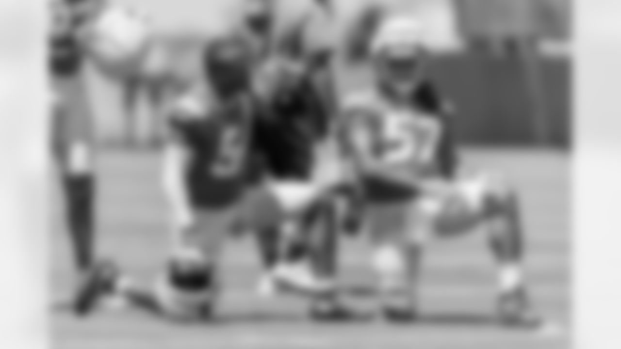 The Los Angeles Chargers hold Rookie Mini-Camp on Saturday, May 10, 2025 at The Bolt in El Segundo, CA.