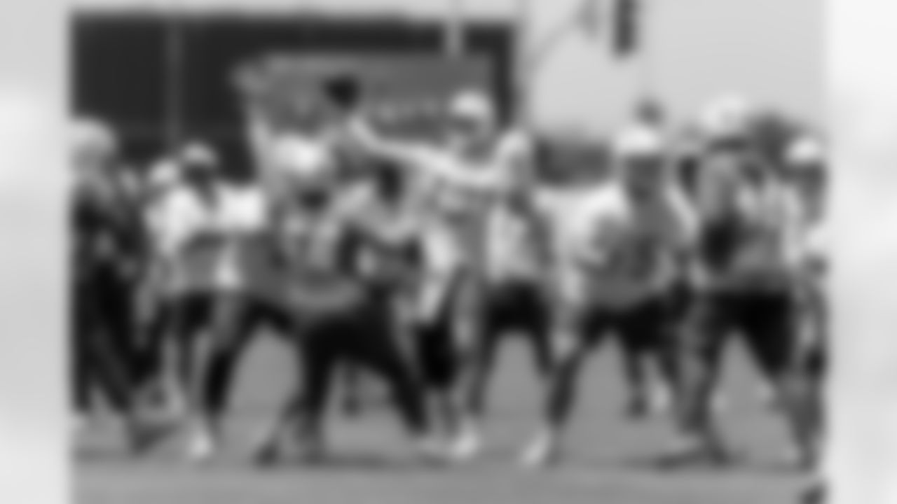 Los Angeles Chargers players participate in Phase 3 of the offseason program on Friday, May 30, 2025 at The Bolt in El Segundo, CA.