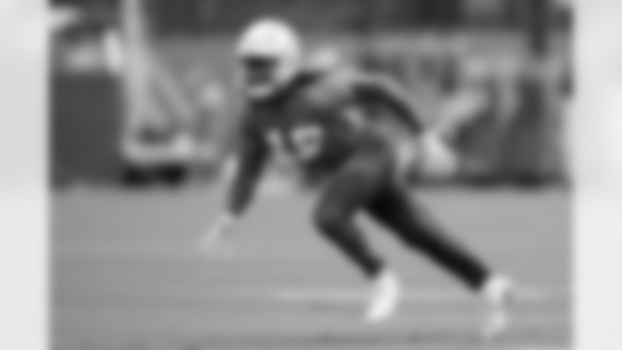 The Los Angeles Chargers hold OTA's on Monday, May 20, 2024 at Hoag Performance Center in Costa Mesa, CA.