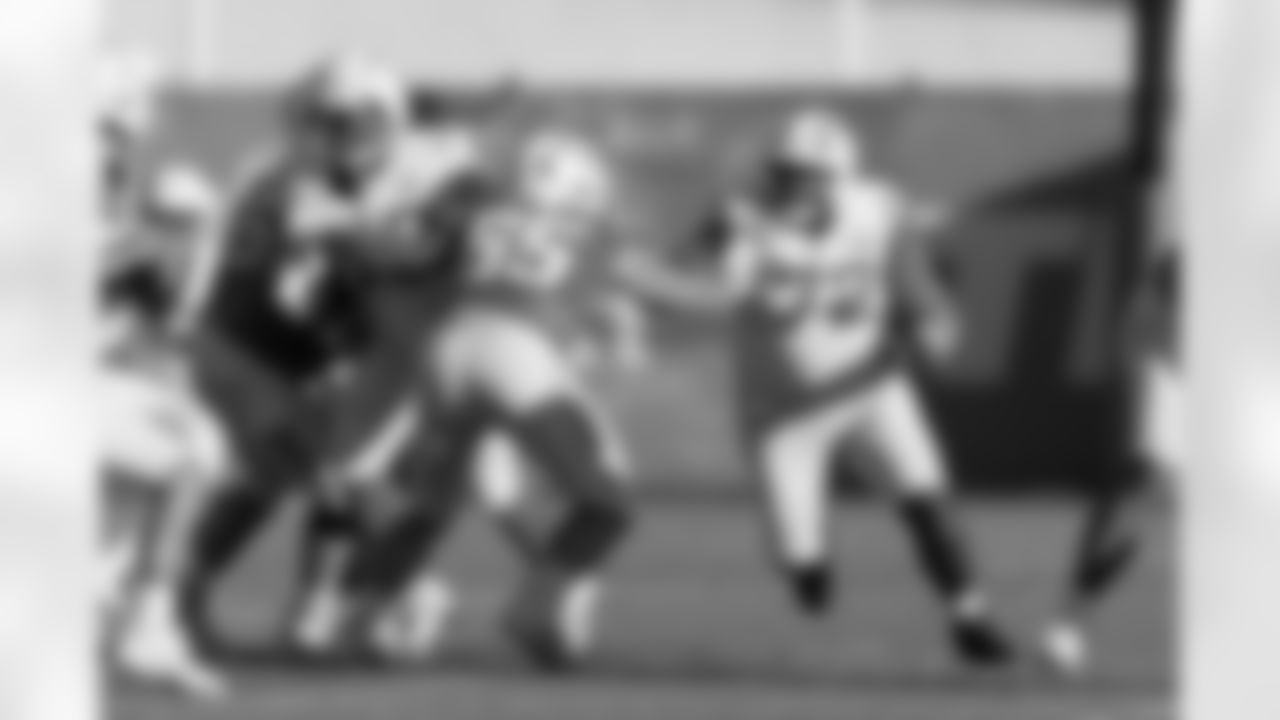 The Los Angeles Chargers practice at Training Camp on Saturday, July 27, 2024 at The Bolt in El Segundo, CA.