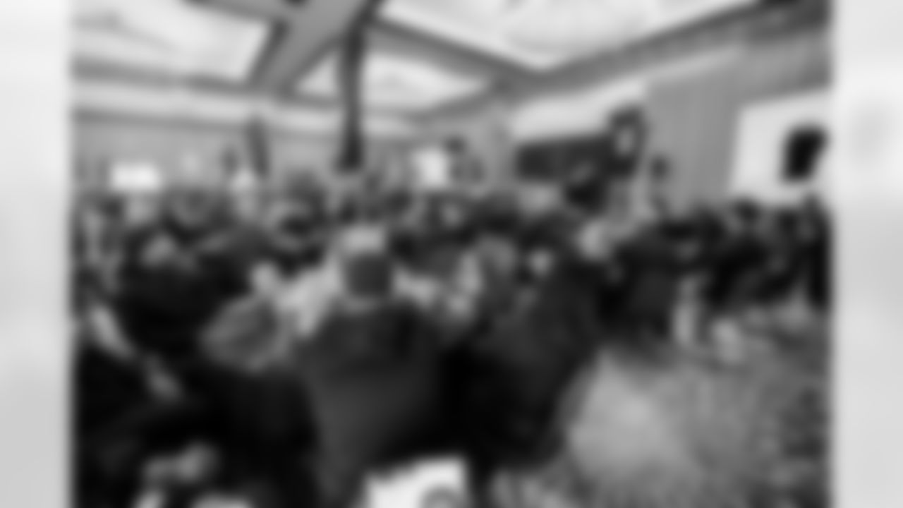 The Los Angeles Chargers participate in the 49th CIF-SS-Ford Championship Luncheon on Tuesday, November 25, 2025 at The Grand in Long Beach, CA.