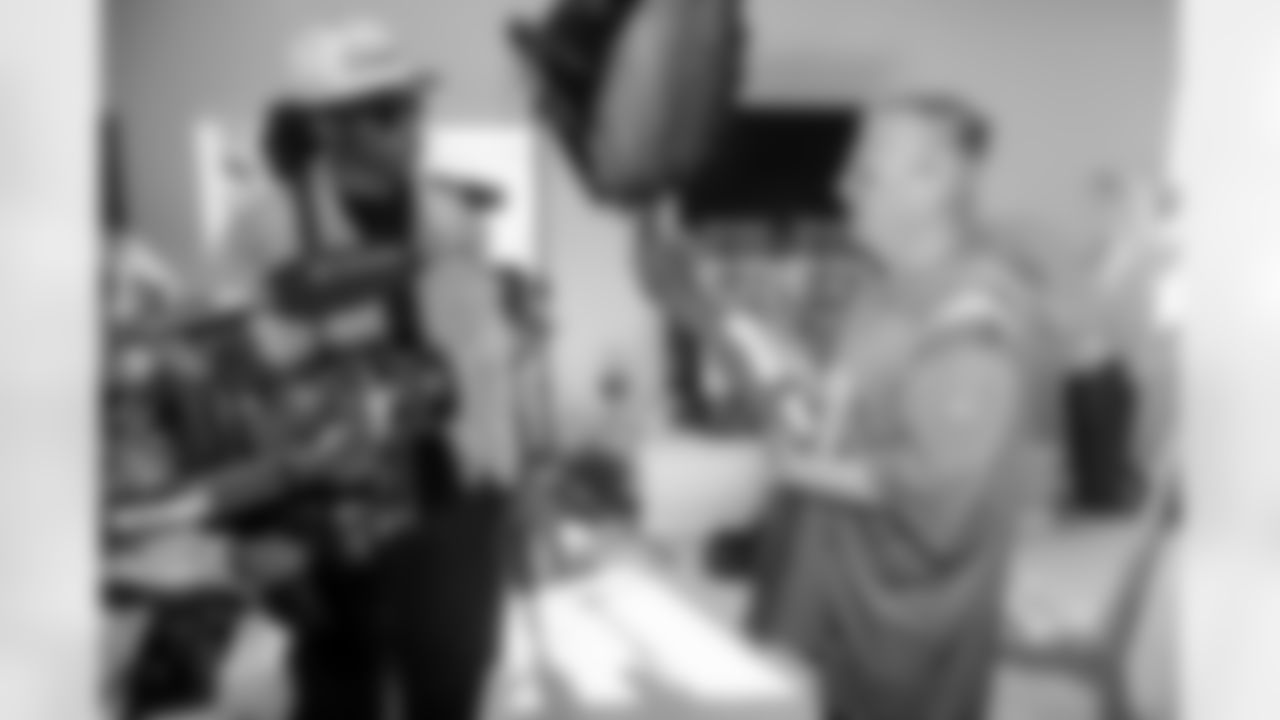 The Los Angeles Chargers surprise their 2025 Fan of the Year on Tuesday, October 28, 2025 in San Diego, CA.