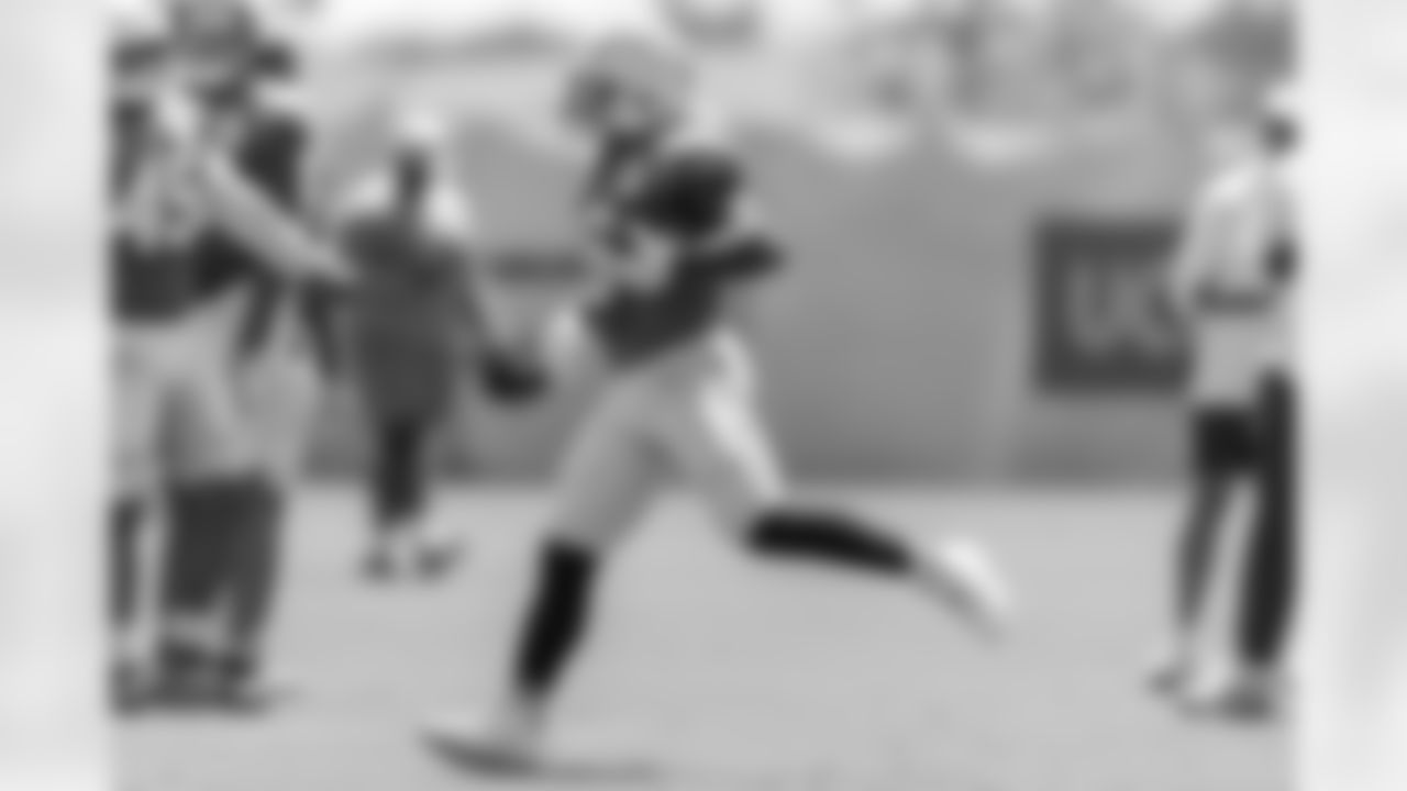 The Los Angeles Chargers practice at Training Camp on Monday, August 18, 2025 at The Bolt in El Segundo, CA.
