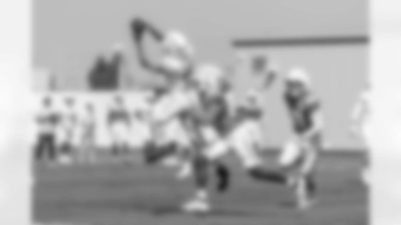 The Los Angeles Chargers practice on Wednesday, October 9, 2024 at The Bolt in El Segundo, CA.