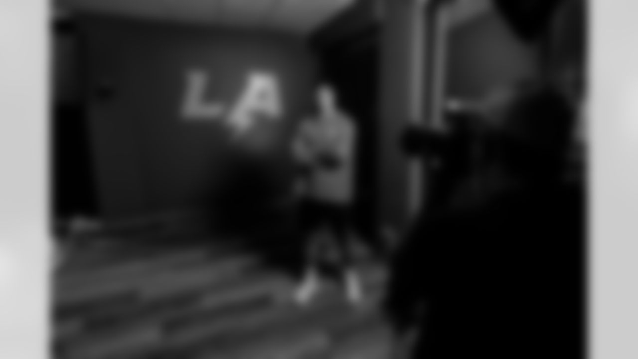 The Los Angeles Chargers rookie class arrive for rookie minicamp on Thursday, May 09, 2024 at Hoag Performance Center in Costa Mesa, CA.