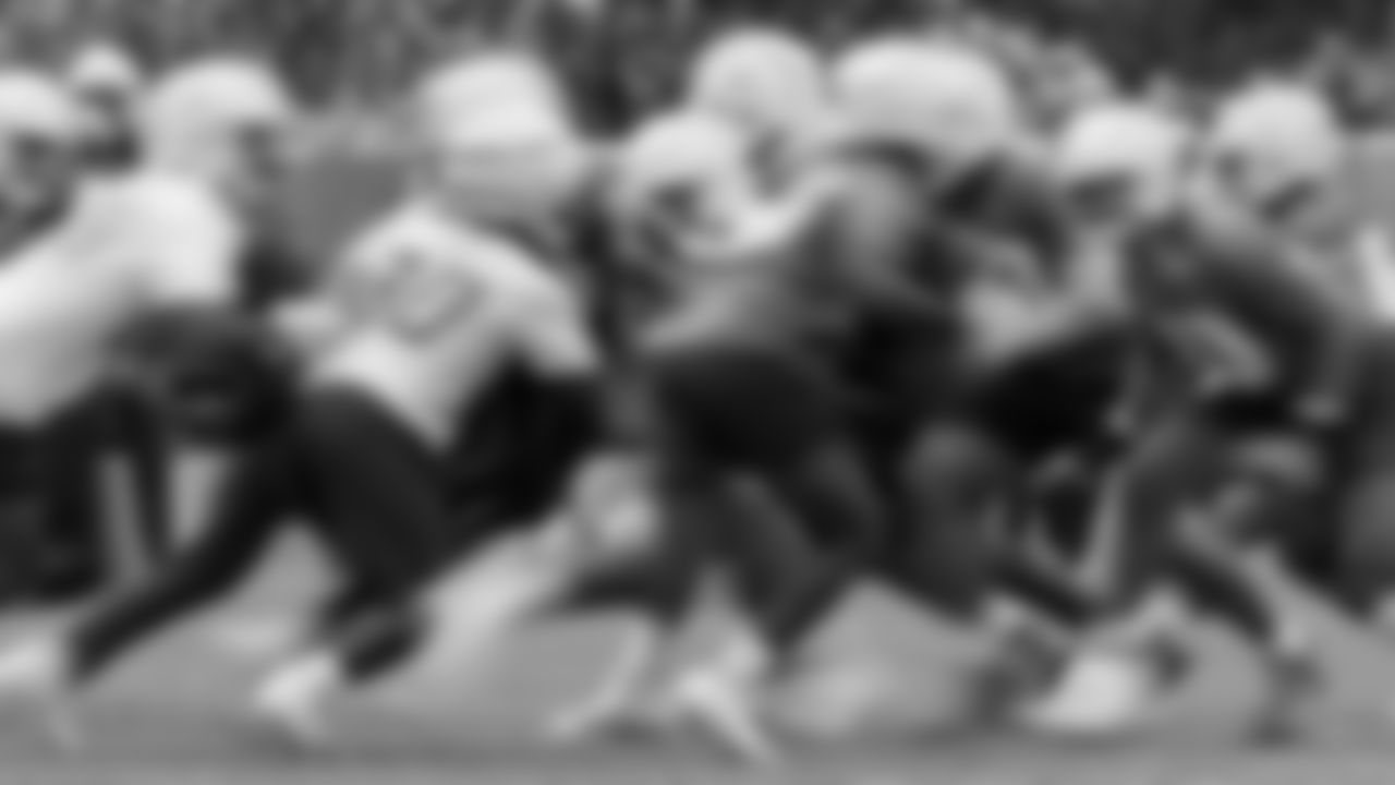 The Los Angeles Chargers hold OTA's on Thursday, June 6, 2024 at Hoag Performance Center in Costa Mesa, CA.