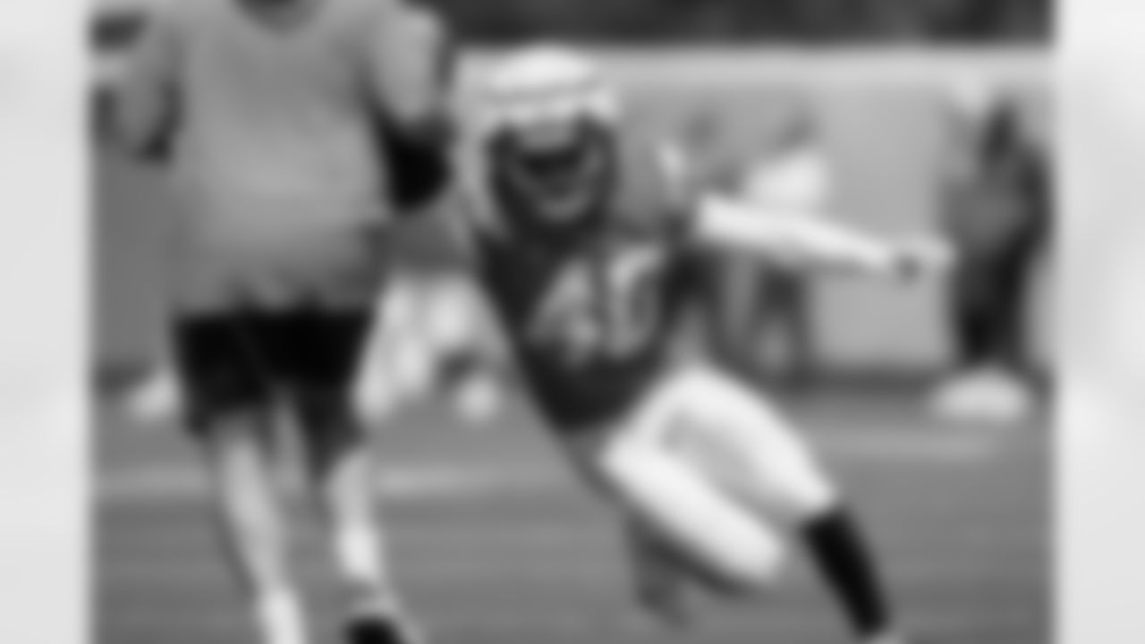 The Los Angeles Chargers hold Rookie Mini-Camp on Friday, May 10, 2024 at Hoag Performance Center in Costa Mesa, CA.