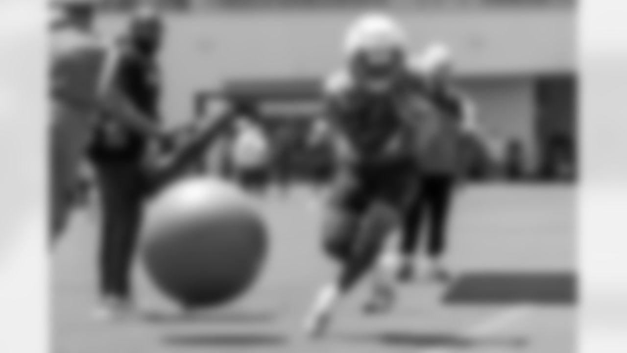 The Los Angeles Chargers practice at Training Camp on Sunday, August 3, 2025 at The Bolt in El Segundo, CA.
