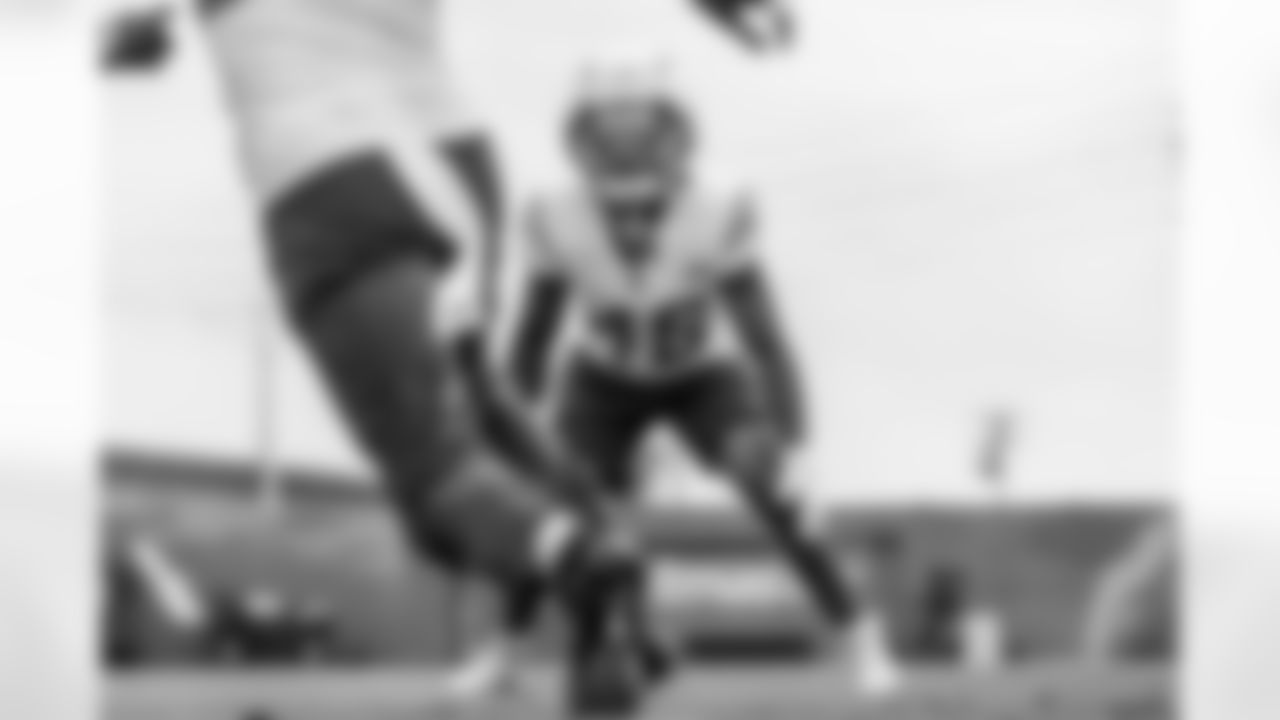 The Los Angeles Chargers practice on Thursday, September 18, 2025 at The Bolt in El Segundo, CA.