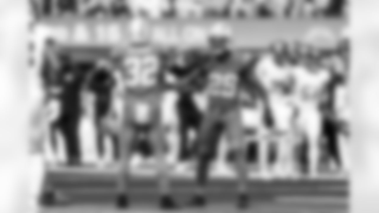 S Alohi Gilman (32) and CB Tarheeb Still (29)