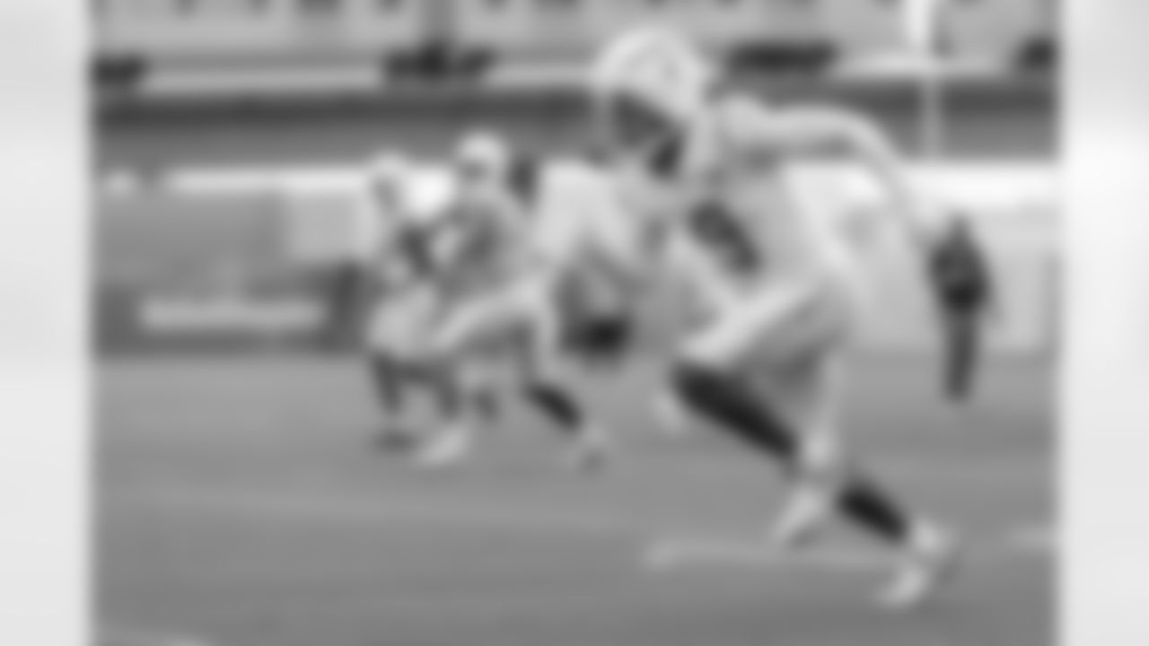 The Los Angeles Chargers practice at Training Camp on Monday, July 28, 2025 at The Bolt in El Segundo, CA.