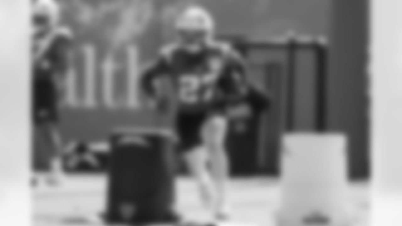 The Los Angeles Chargers practice on Wednesday, October 2, 2024 at The Bolt in El Segundo, CA.