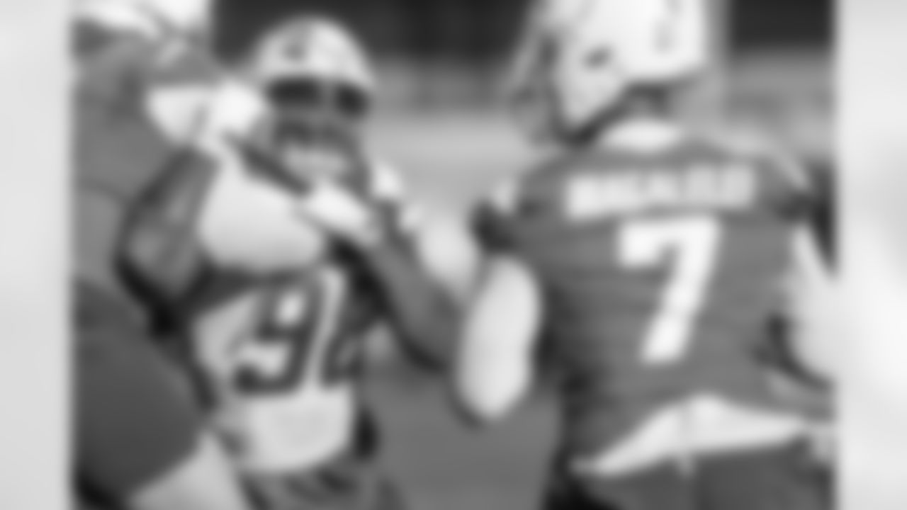 The Los Angeles Chargers practice on Thursday, December 4, 2025 at The Bolt in El Segundo, CA.