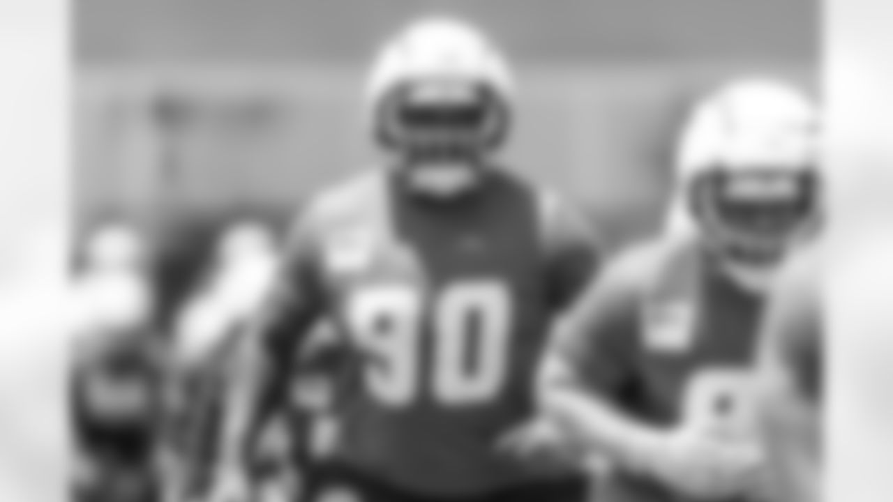 Los Angeles Chargers players participate in Phase 3 of the offseason program on Tuesday, May 27, 2025 at The Bolt in El Segundo, CA.