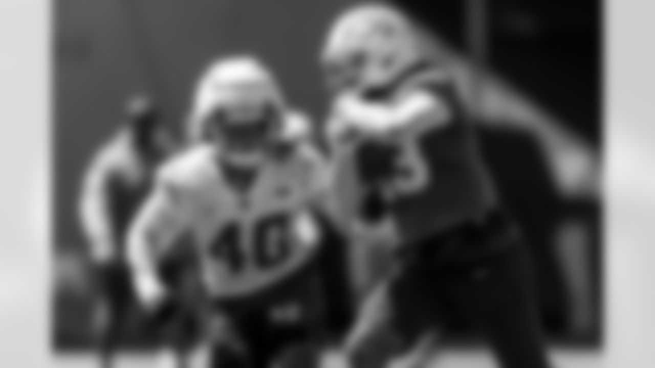 The Los Angeles Chargers practice on Monday, September 1, 2025 at The Bolt in El Segundo, CA.