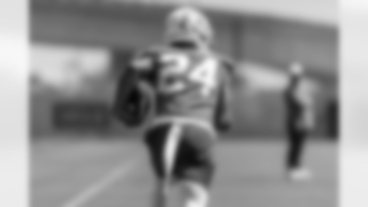 The Los Angeles Chargers practice at Training Camp on Tuesday, August 19, 2025 at The Bolt in El Segundo, CA.