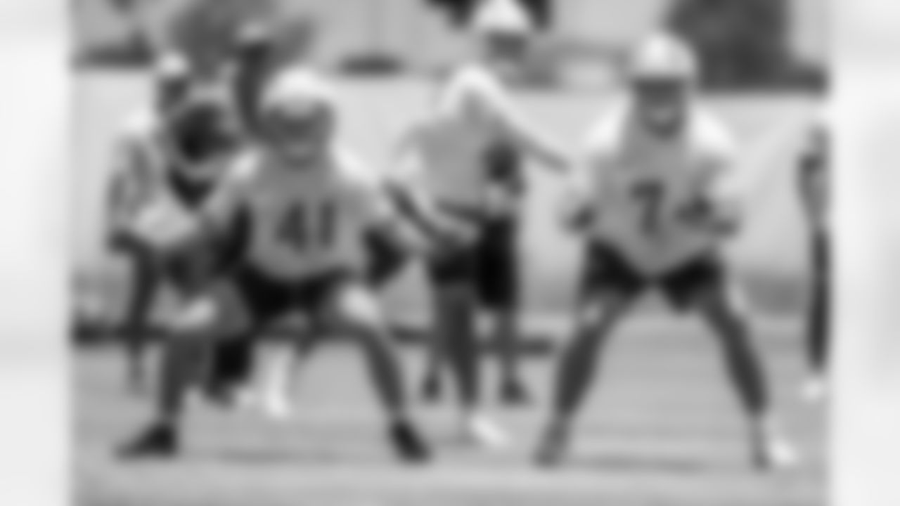 Los Angeles Chargers players participate in Phase 3 of the offseason program on Monday, June 16, 2025 at The Bolt in El Segundo, CA.