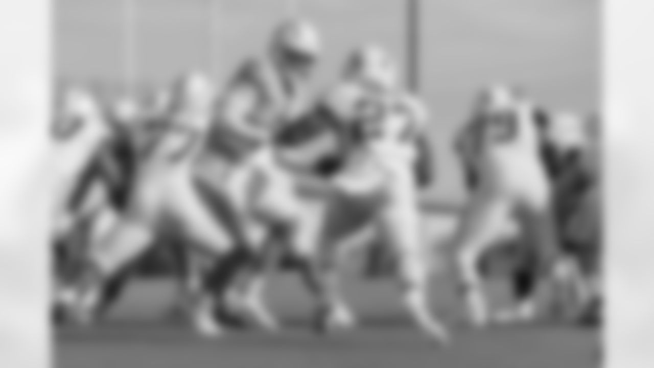 The Los Angeles Chargers practice at Training Camp on Thursday, August 1, 2024 at The Bolt in El Segundo, CA.