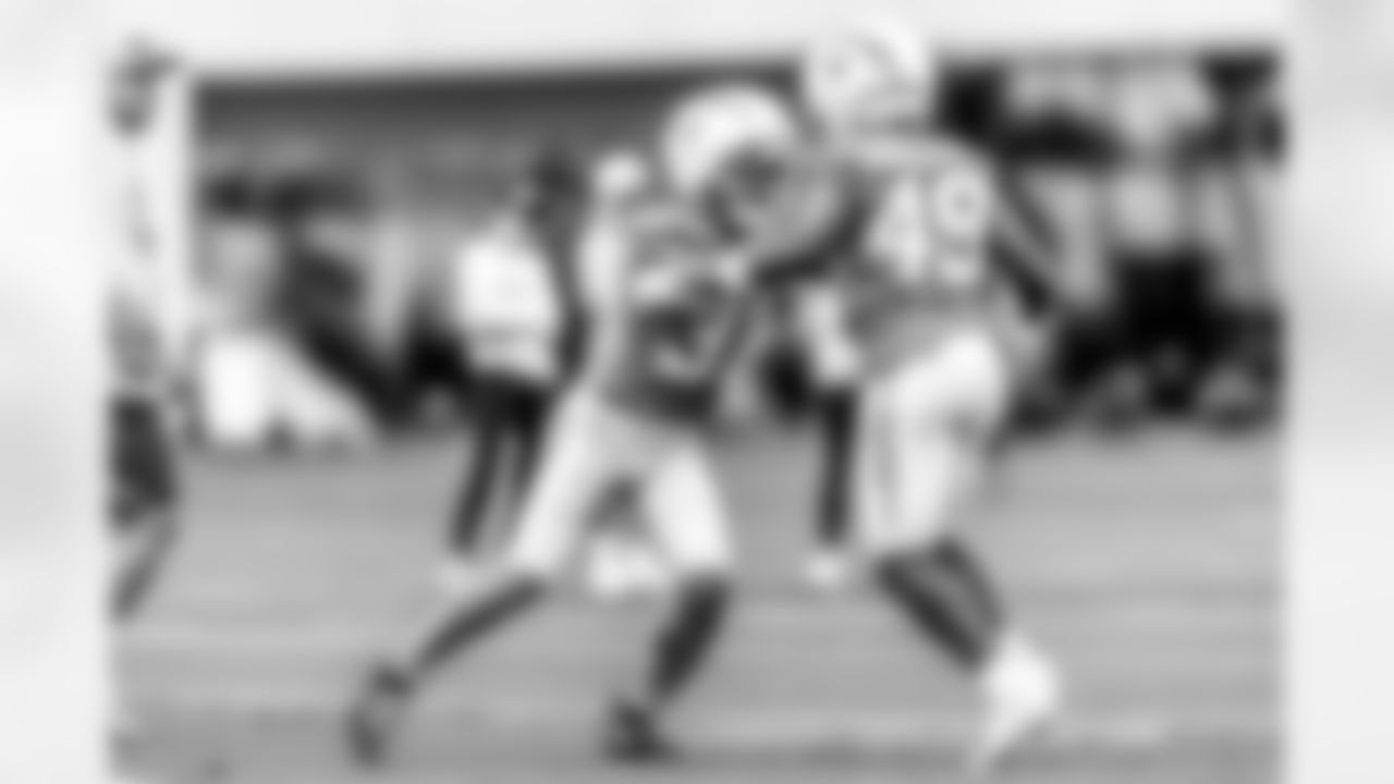 Los Angeles Chargers players participate in Phase 3 of the offseason program on Tuesday, June 3, 2025 at The Bolt in El Segundo, CA.