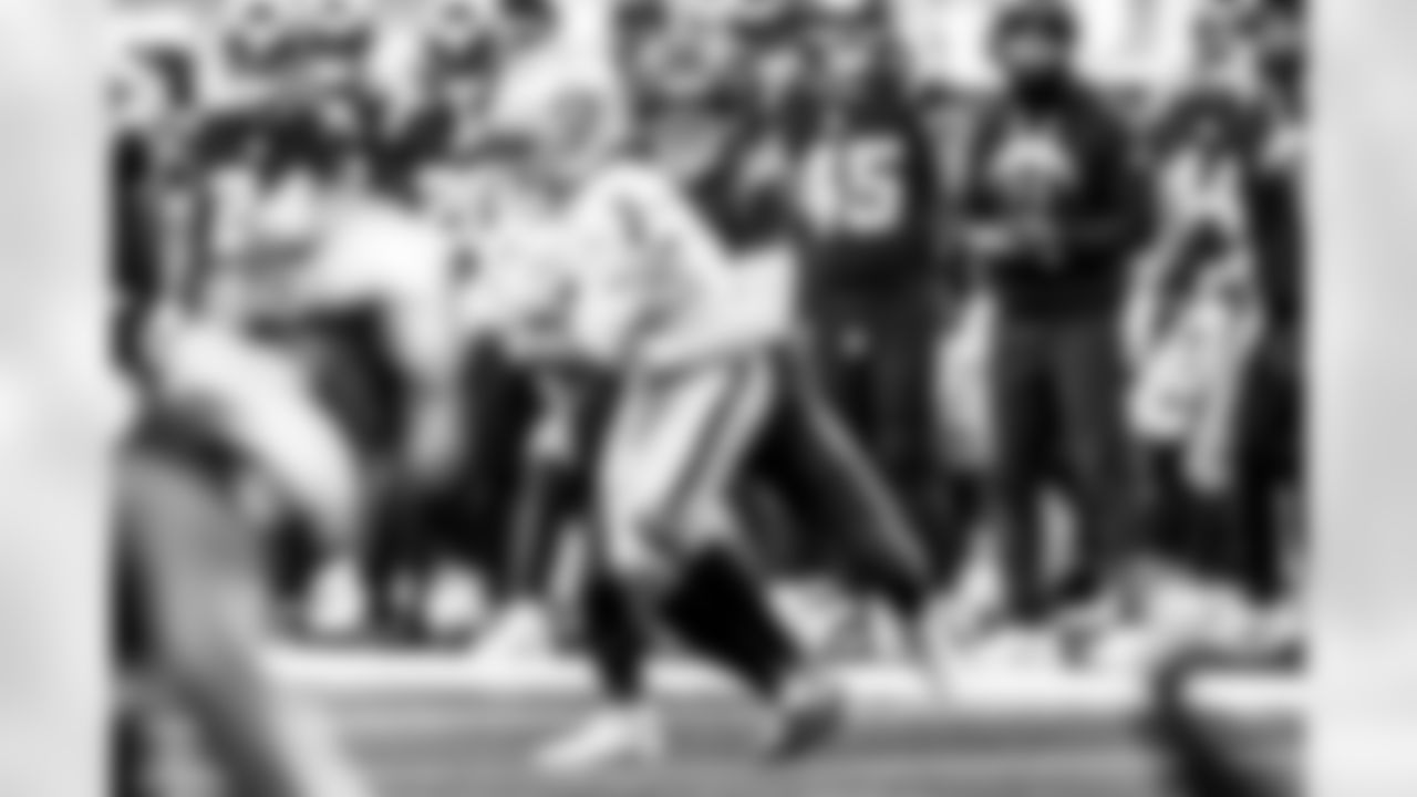 Take a look back at the Chargers Week 13 matchup with the Raiders in monochrome.
