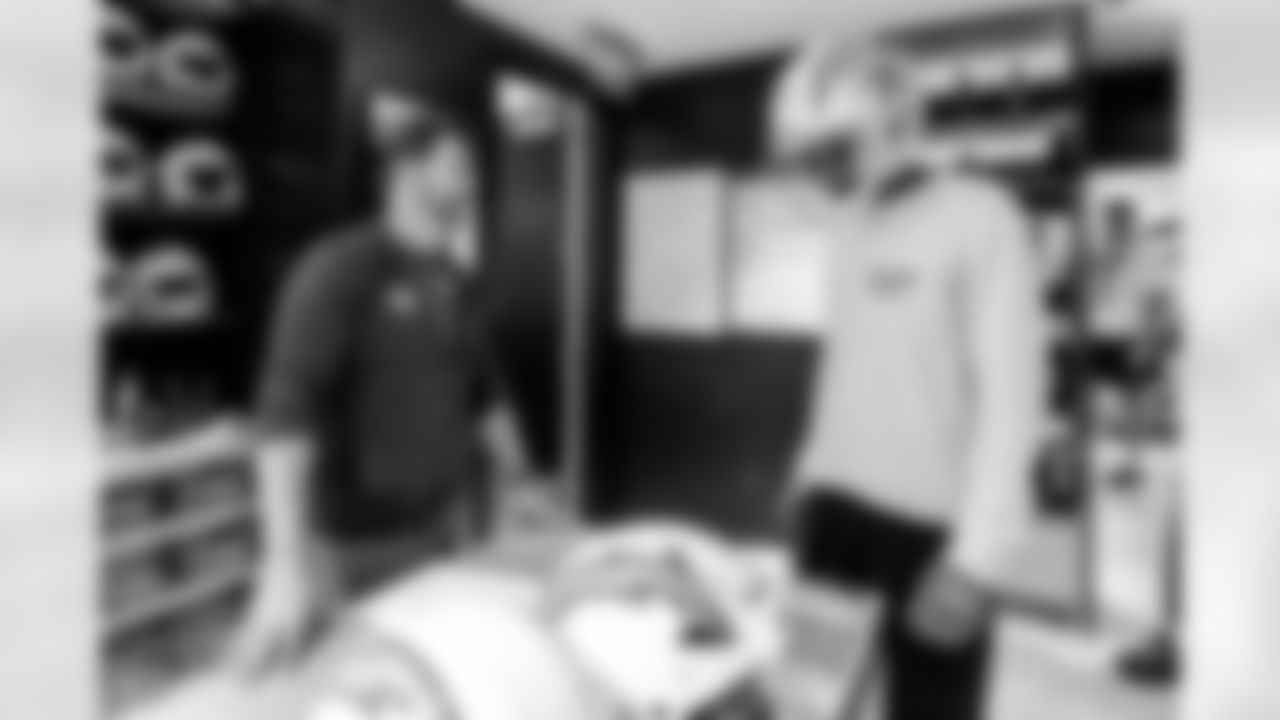 The Los Angeles Chargers rookie class is fitted for equipment on Thursday, May 8, 2025 at The Bolt in El Segundo, CA.