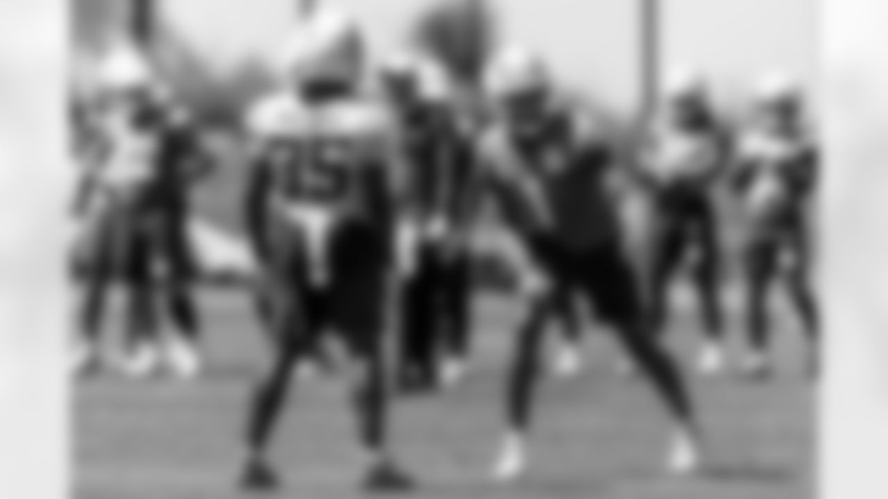 The Los Angeles Chargers practice on Monday, September 1, 2025 at The Bolt in El Segundo, CA.