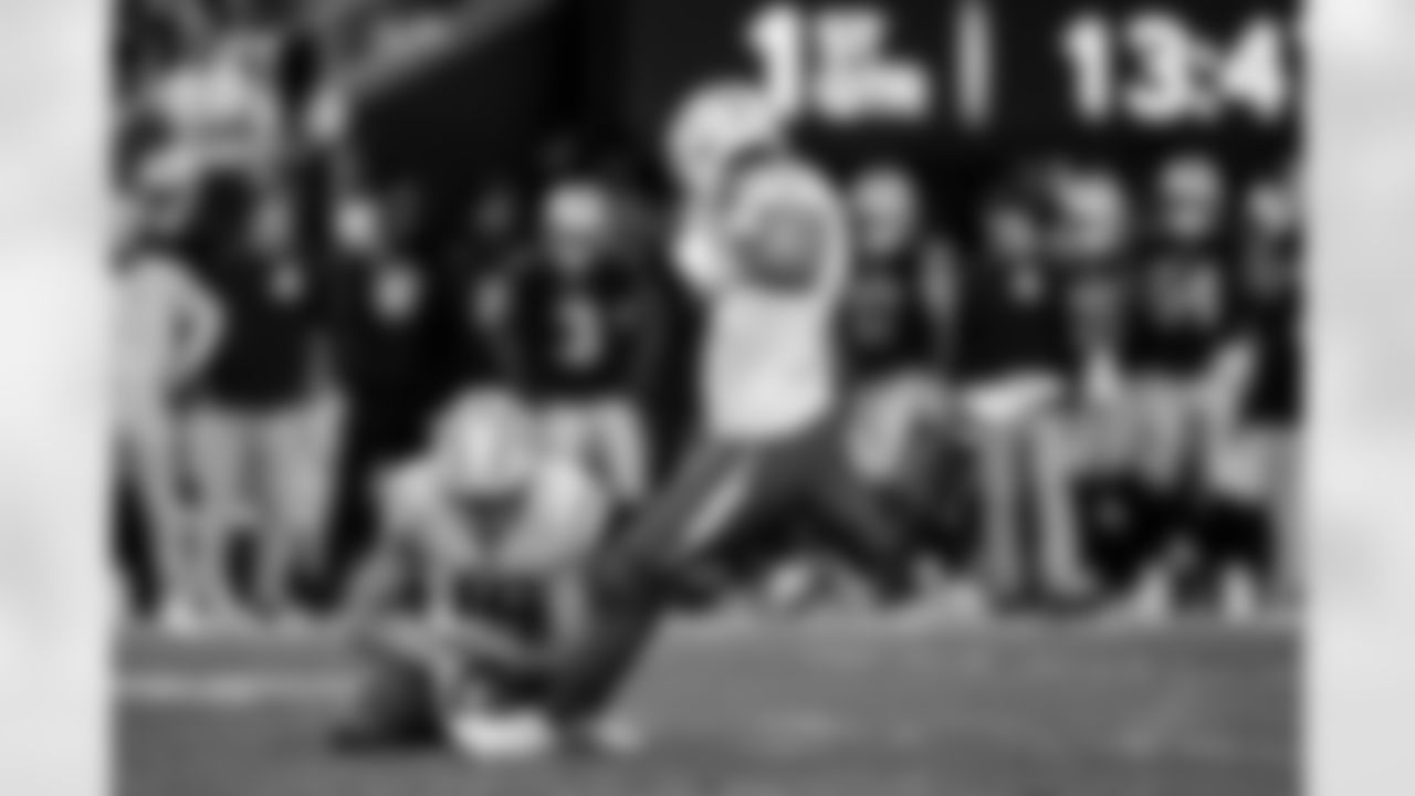 Chargers K Cameron Dicker (#11) in action during their Pro Bowl season