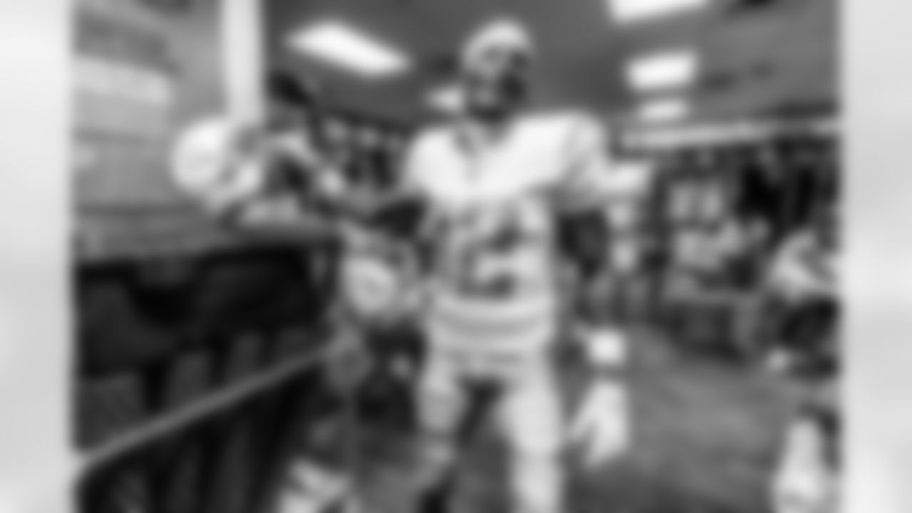 Take a look back at the Chargers Wild Card matchup with the Patriots in monochrome.